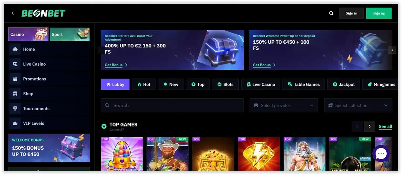 Beonbet Casino Casino